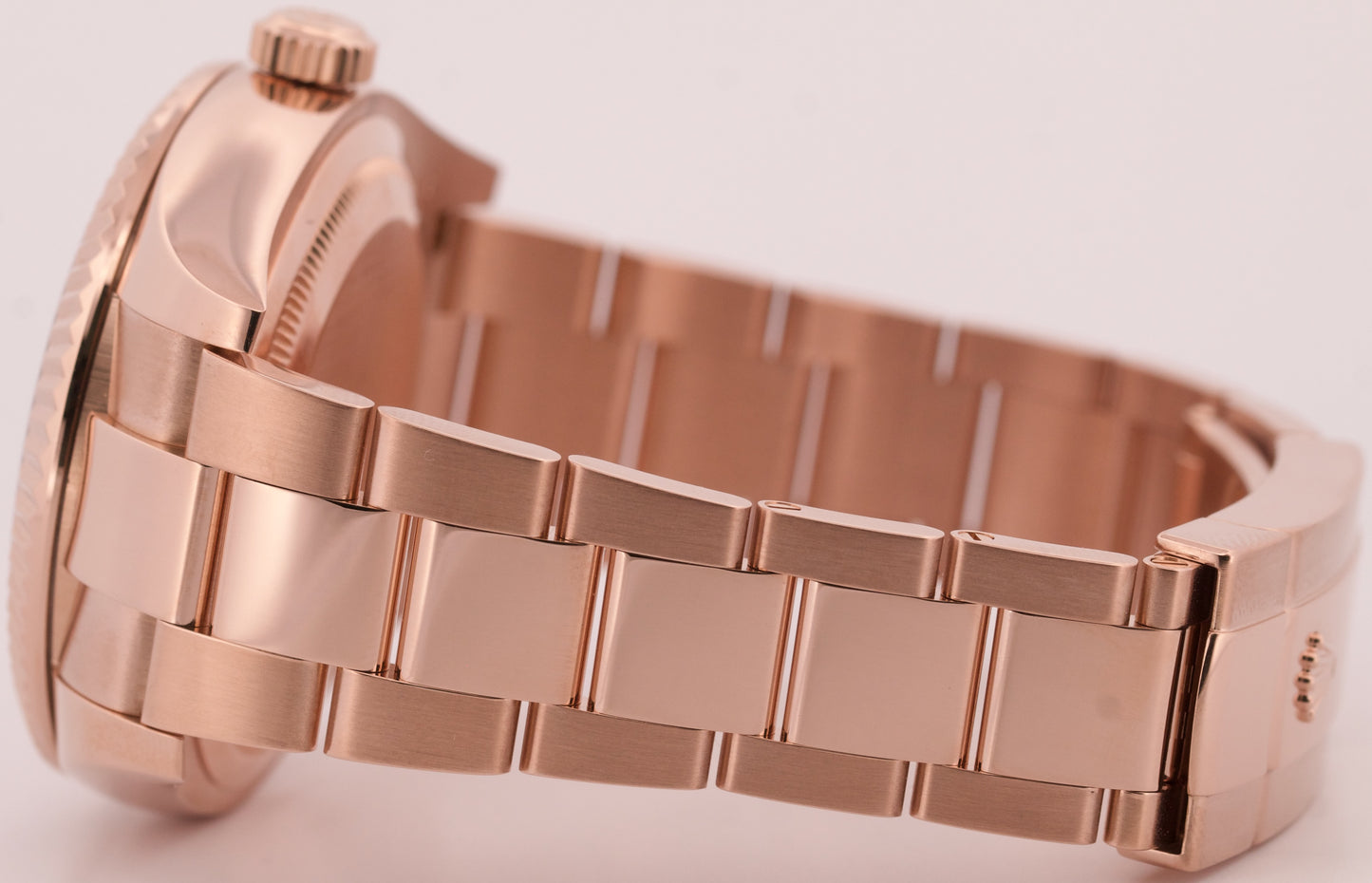2021 PAPERS Rolex Sky-Dweller WHITE 18K Rose Gold OYSTER Fluted 42mm 326935 BOX