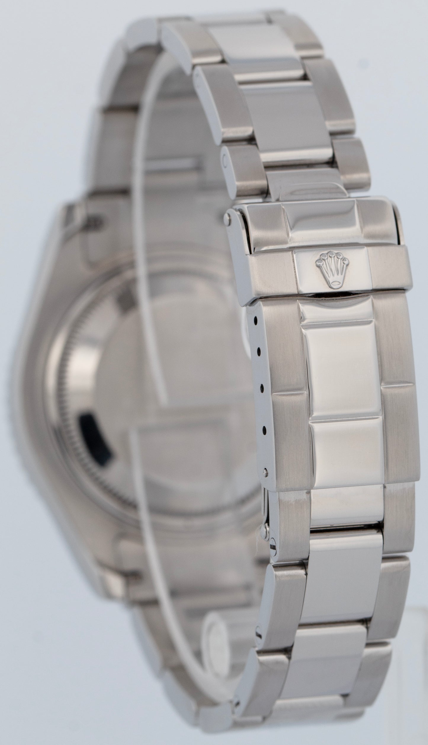 2014 PAPERS Rolex Yacht-Master Mid-Size Platinum Steel 35mm Watch 168622 BOX