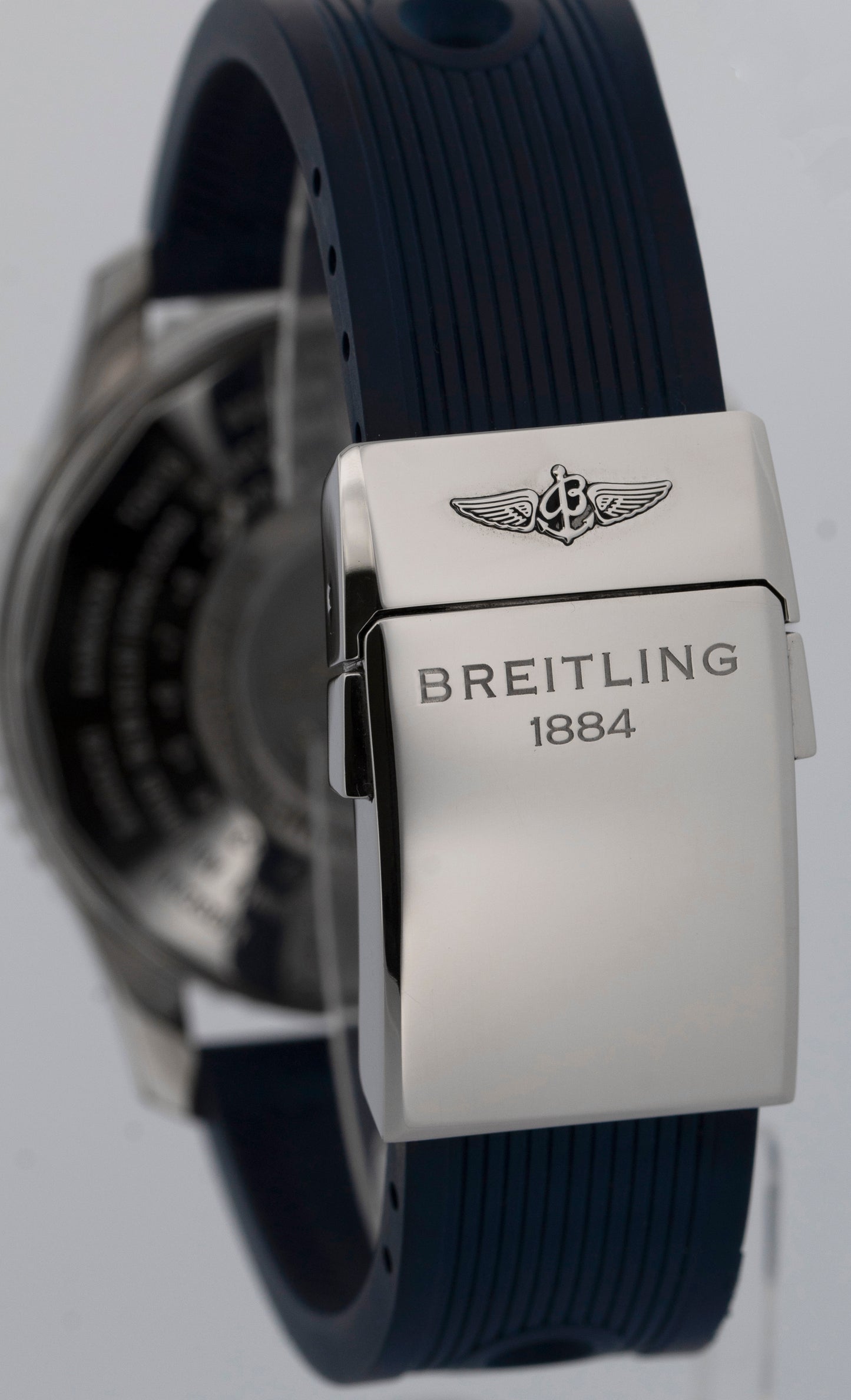2019 PAPERS Breitling Navitimer BLUE Stainless Steel 46mm A24322 Watch BOX