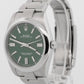 2021 Rolex Oyster Perpetual 124300 Green Steel 41mm Watch Box Papers