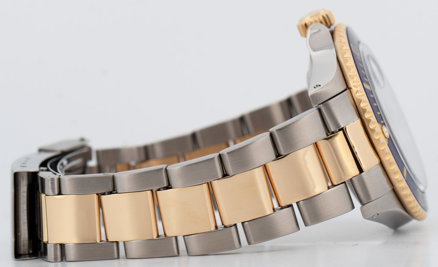 Rolex Submariner Date 40mm BLUE MOP DIAMOND Two-Tone 18K Gold Steel 16613 Watch