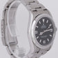 MINT UNPOLISHED 2009 PAPERS Rolex Explorer I Black REHAUT 36mm Watch 114270 BOX
