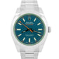 PAPERS Rolex Milgauss Z-Blue Green 40mm Stainless Steel Watch 116400 GV BOX