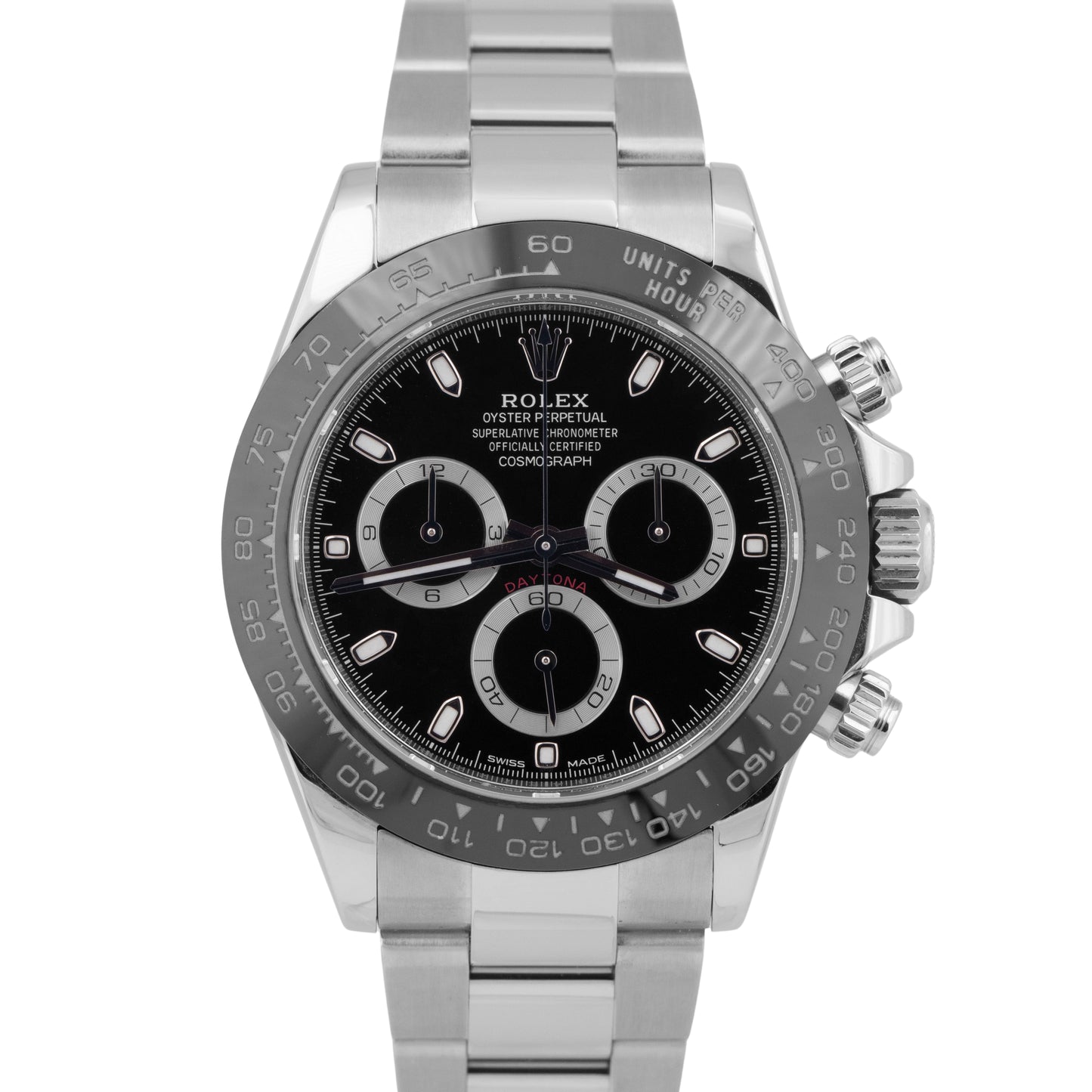 MINT 2023 Rolex Daytona Cosmograph Black Ceramic Steel 40mm Watch 116500 LN BOX