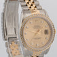 Rolex DateJust 36mm CHAMPAGNE DIAMOND Two-Tone 18K Gold Steel JUBILEE 16233