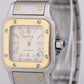 Papers Ladies Cartier Santos Galbee 24mm Two-Tone Gold Automatic Watch 2423 BOX