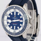 MINT Breitling SuperOcean 46mm BLUE Rubber Steel Automatic Watch A17378 BOX