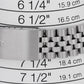 NOS Rolex DateJust Silver 36mm Stainless Steel 18K White Gold Watch 16234 BOX