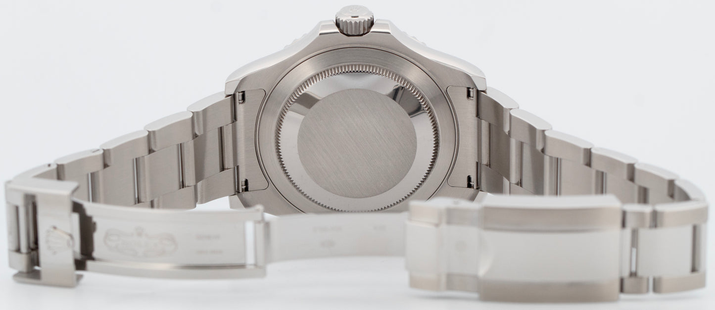 PAPERS Rolex Yacht-Master 40mm Blue 950 Platinum Steel Watch 126622 Watch BOX