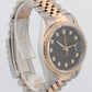 Rolex DateJust 16233 Diamond Black Two-Tone Gold Steel Jubilee 36mm Watch
