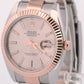 Rolex DateJust 41 SUNDUST Two-Tone 18k Rose Gold Fluted Steel OYSTER 41mm 126331