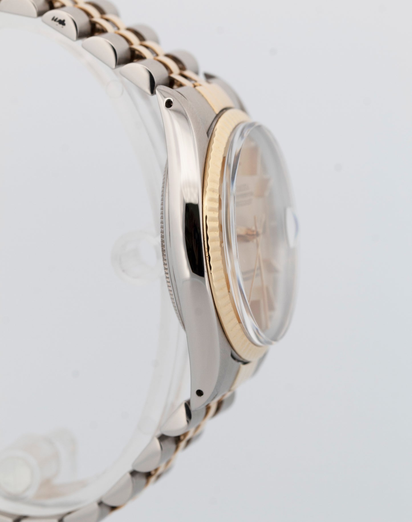 Rolex DateJust CHAMPAGNE Two-Tone Yellow Gold Steel Jubilee 36mm 16013 Watch
