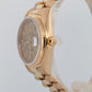 Rolex Day-Date President Champagne 36mm 18K Yellow Gold Fluted Watch 18038