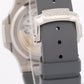 Patek Philippe Nautilus GRAY Rubber 18K White Gold Leather 40mm 5711G-001 BOX