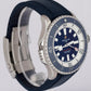 MINT Breitling SuperOcean 46mm BLUE Rubber Steel Automatic Watch A17378 BOX
