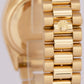 Rolex Day-Date President White Roman 36mm 18K Yellow Gold Fluted Watch 18038 BOX