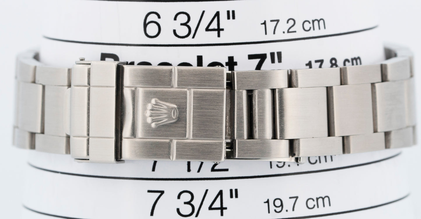 PAPERS Rolex GMT-Master II PEPSI Blue Stainless Steel Date 16710 Watch BOX