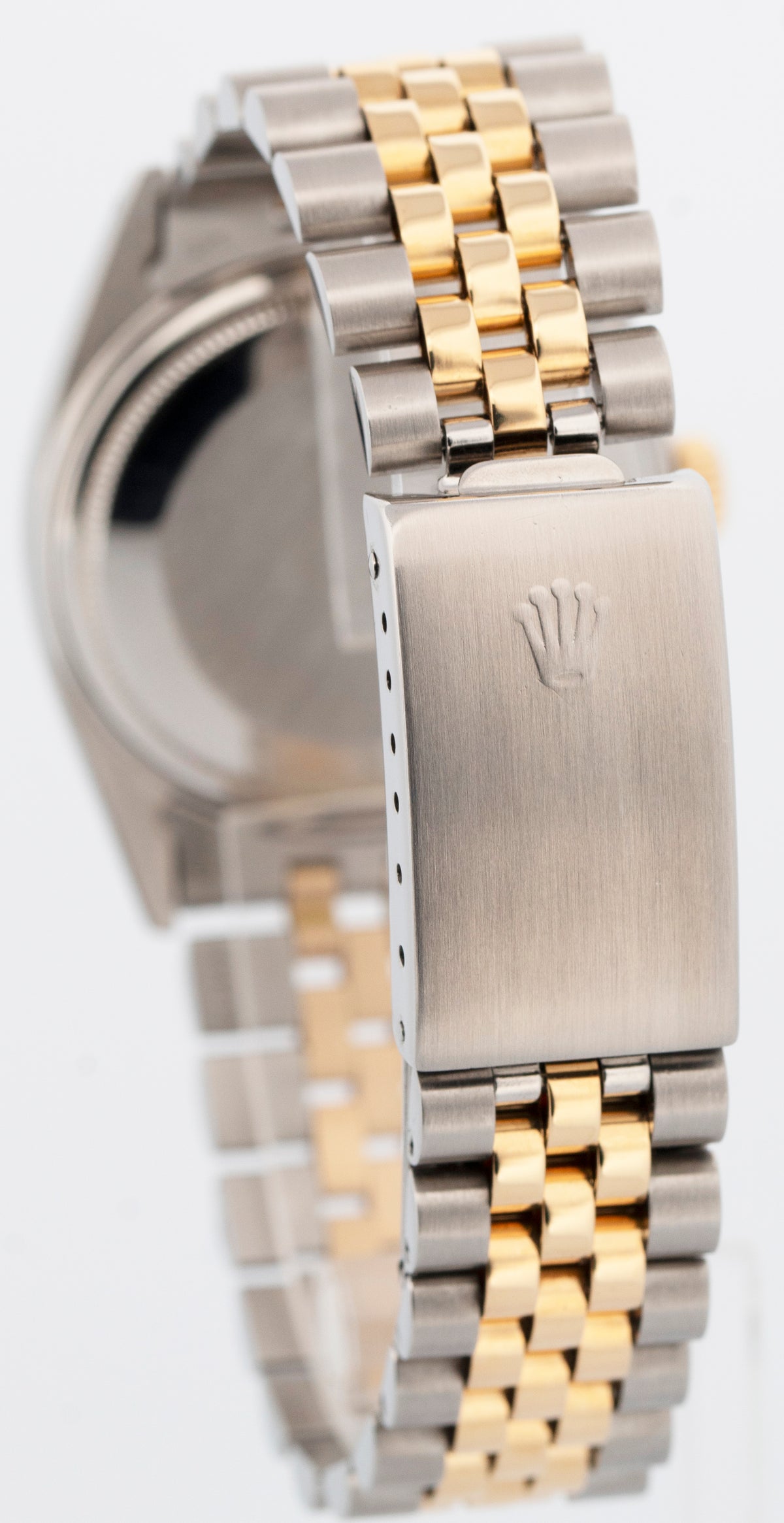 Rolex DateJust CHAMPAGNE Two-Tone Yellow Gold Steel Jubilee 36mm 16013 Watch