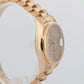Rolex Day-Date President Champagne 36mm 18K Yellow Gold Fluted Watch 18038