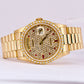Rolex Day-Date President 36mm DIAMOND RUBY 18K Yellow Gold Quickset Watch 18238