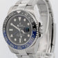 2017 PAPERS Rolex GMT-Master II 'Batman' BLACK Steel 40mm 116710 BLNR Watch BOX