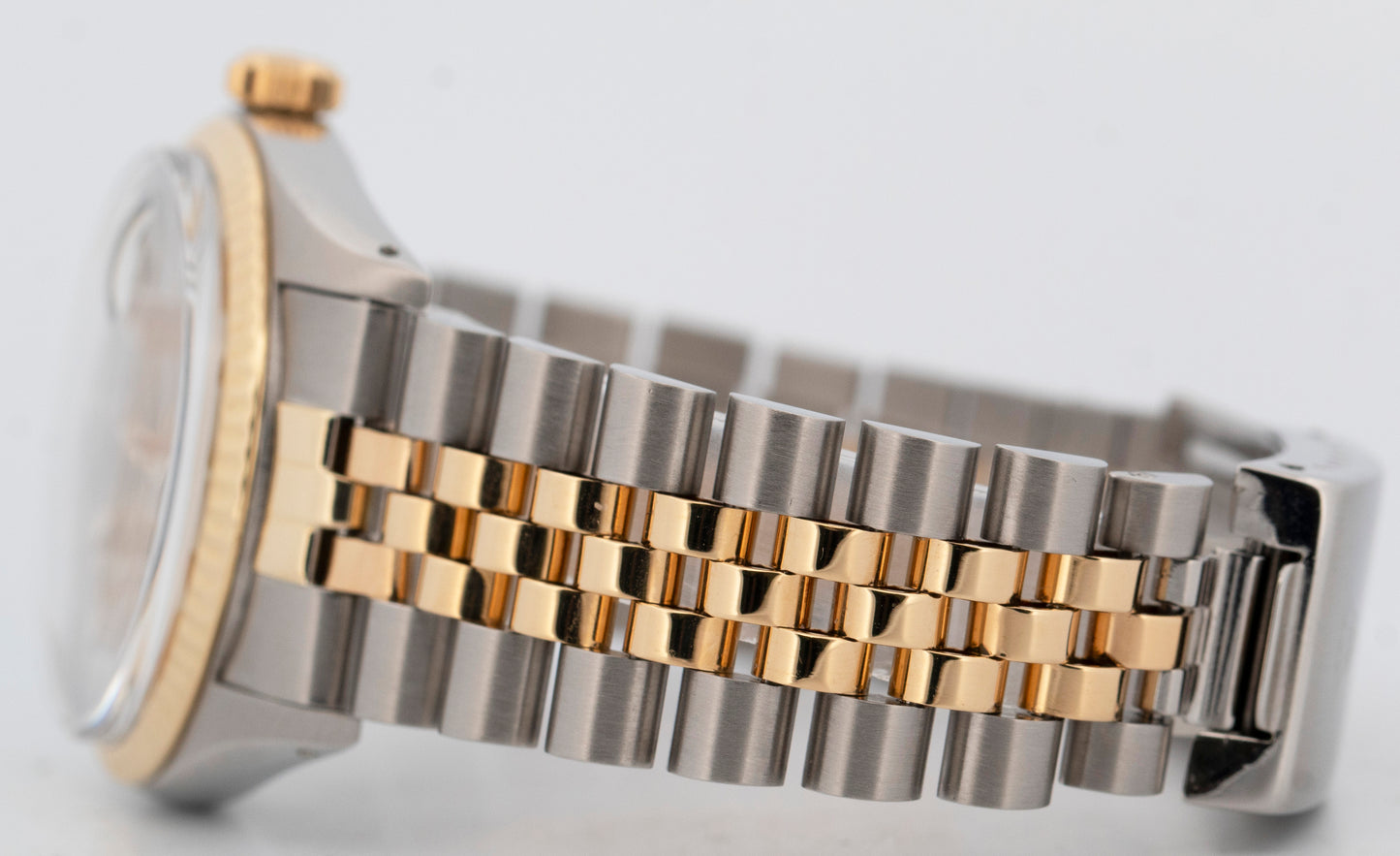 Rolex DateJust CHAMPAGNE Two-Tone Yellow Gold Steel Jubilee 36mm 16013 Watch