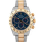 PAPERS Rolex Daytona Cosmograph BLUE RACING 116503 18K Gold Two-Tone Watch BOX