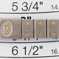Ladies Cartier Santos Octagon 0907 24mm Two-Tone 18K Gold Stainless Steel Watch