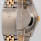 Rolex DateJust 36mm CHAMPAGNE DIAMOND Two-Tone 18K Gold Steel JUBILEE 16233