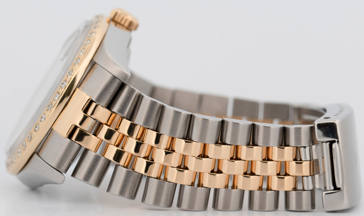 Rolex DateJust 16233 Diamond Black Two-Tone Gold Steel Jubilee 36mm Watch