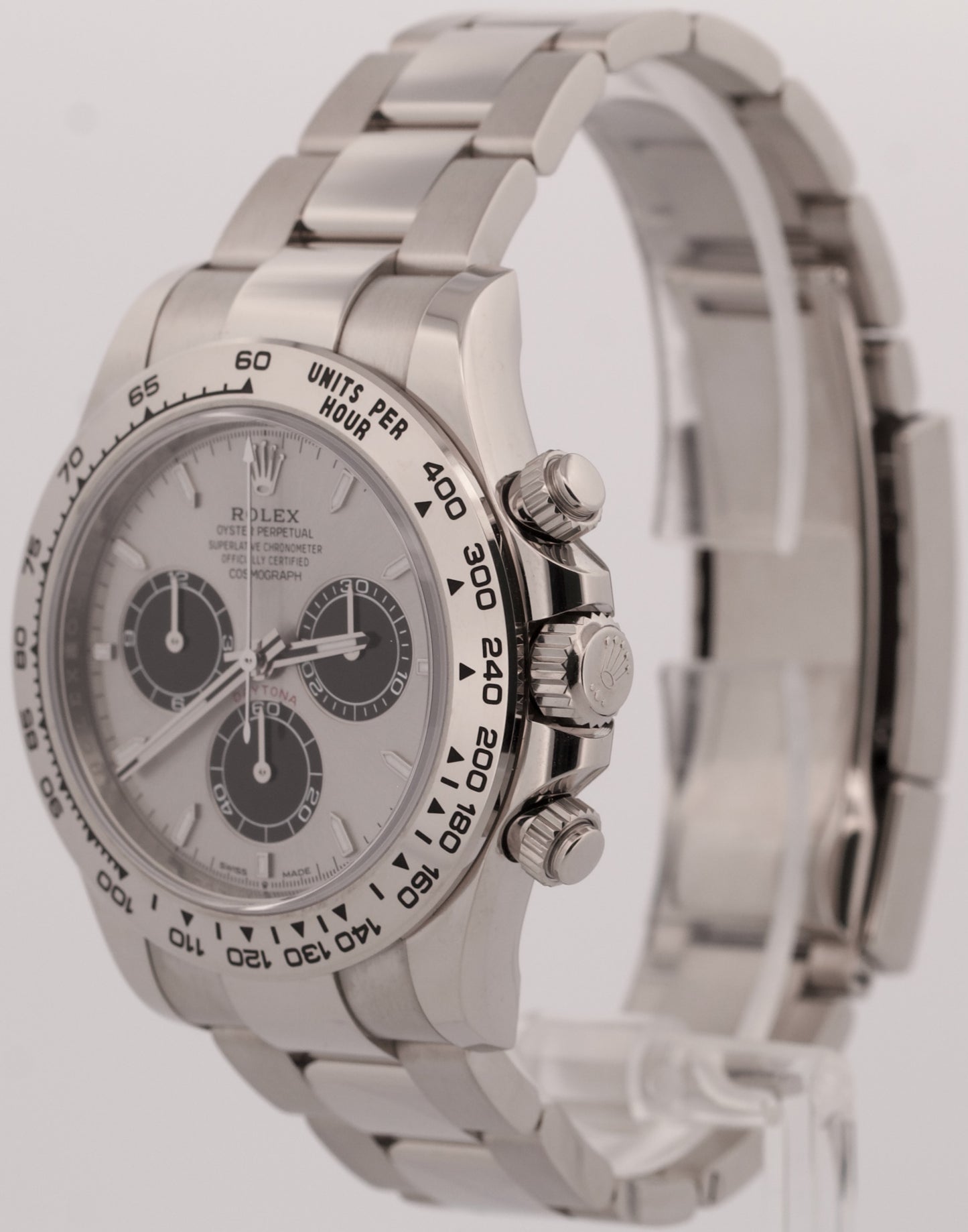 2025 Rolex Daytona Cosmograph GHOST SILVER 40mm 18K White Gold Watch 126509 BOX