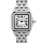 Cartier Panthere Small Stainless White Roman 23mm Quartz Watch 4022 WSPN0006