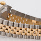 Rolex DateJust 36mm CHAMPAGNE DIAMOND Two-Tone 18K Gold Steel JUBILEE 16233