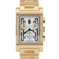 MINT BVLGARI Rettangulo Chronograph 18K DIAMOND Yellow Gold 29mm Watch RTC 49 G