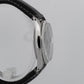 Rolex DateJust 36mm Black Stainless Engine Turned Automatic Watch 1603