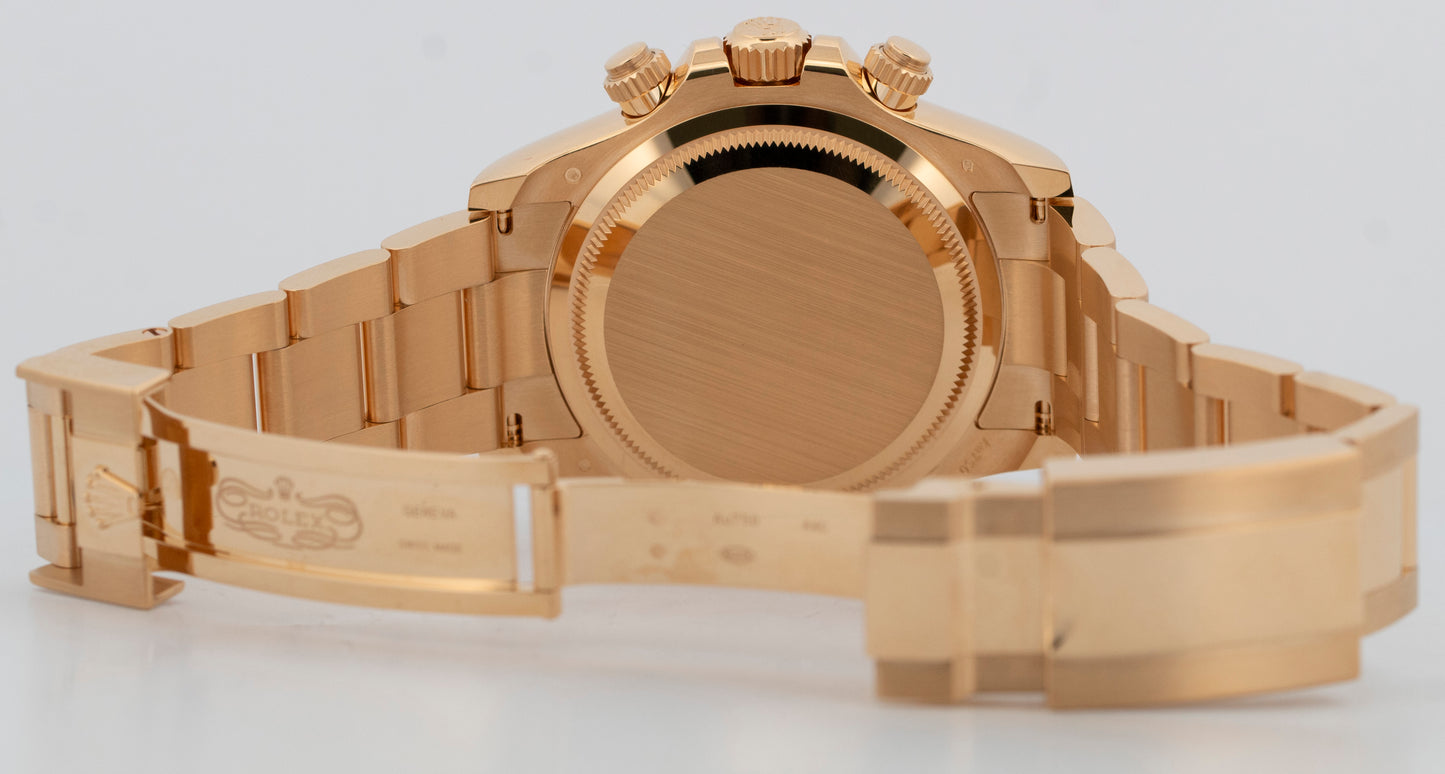 NEW 2025 PAPERS Rolex Daytona 40mm Green JOHN MAYER Yellow Gold 126508 BOX