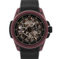 2025 PAPERS Norqain Independence Wild One Skeleton 42mm Burgundy Red NNQ3000 BOX