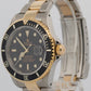 2000 Rolex Submariner Date 16613 Black 18K Yellow Gold Two-Tone Steel 40mm Watch