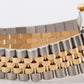 Rolex DateJust 36mm CHAMPAGNE DIAMOND Two-Tone 18K Gold Steel JUBILEE 16233