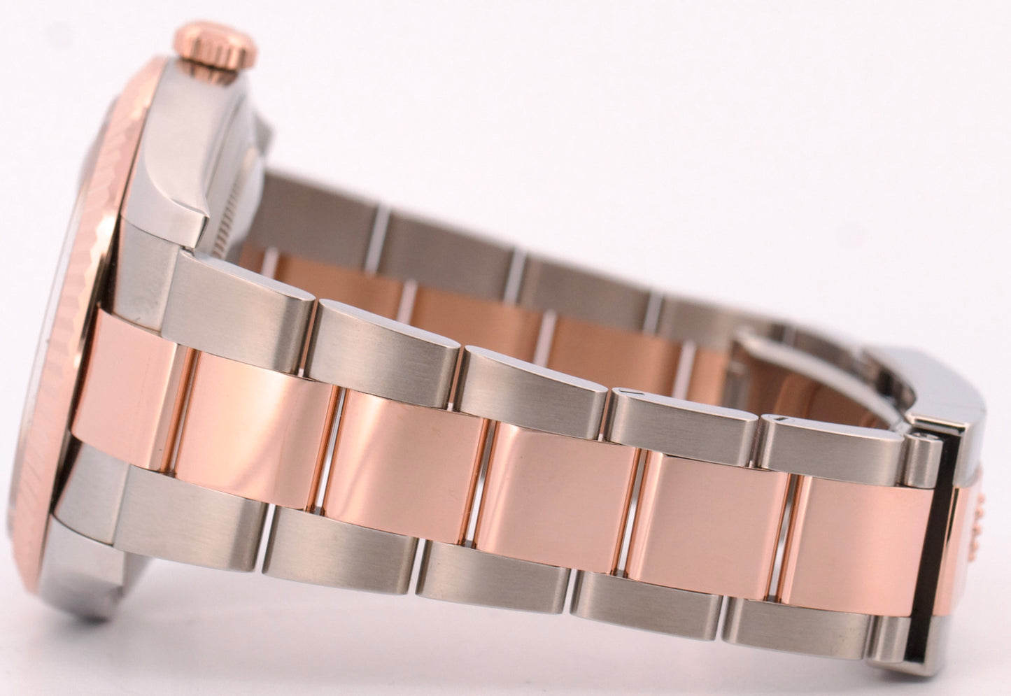 Rolex DateJust 41 SUNDUST Two-Tone 18k Rose Gold Fluted Steel OYSTER 41mm 126331