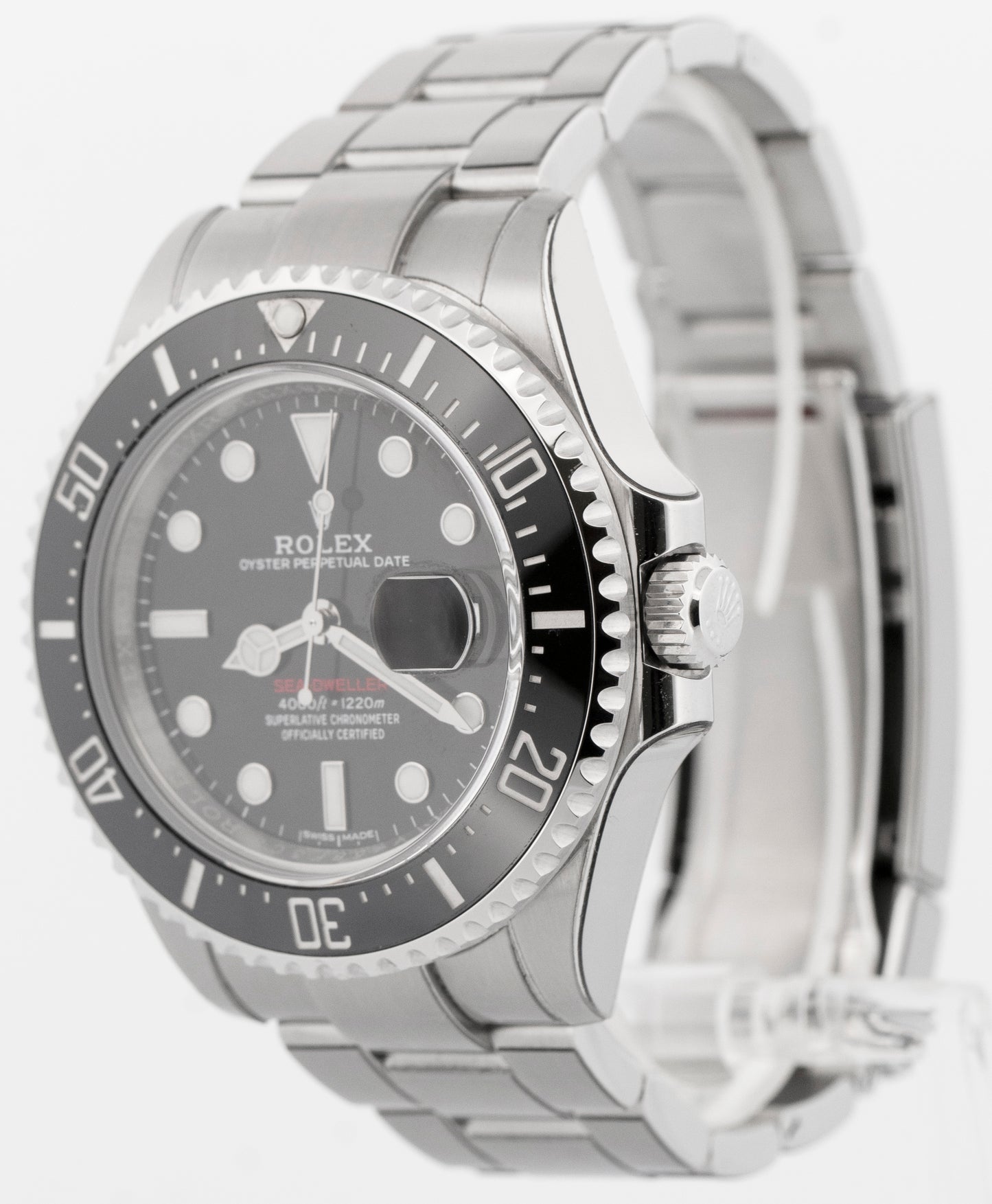 NOS 2018 PAPERS Rolex Sea-Dweller Red Stainless Steel 43mm 126600 Watch BOX