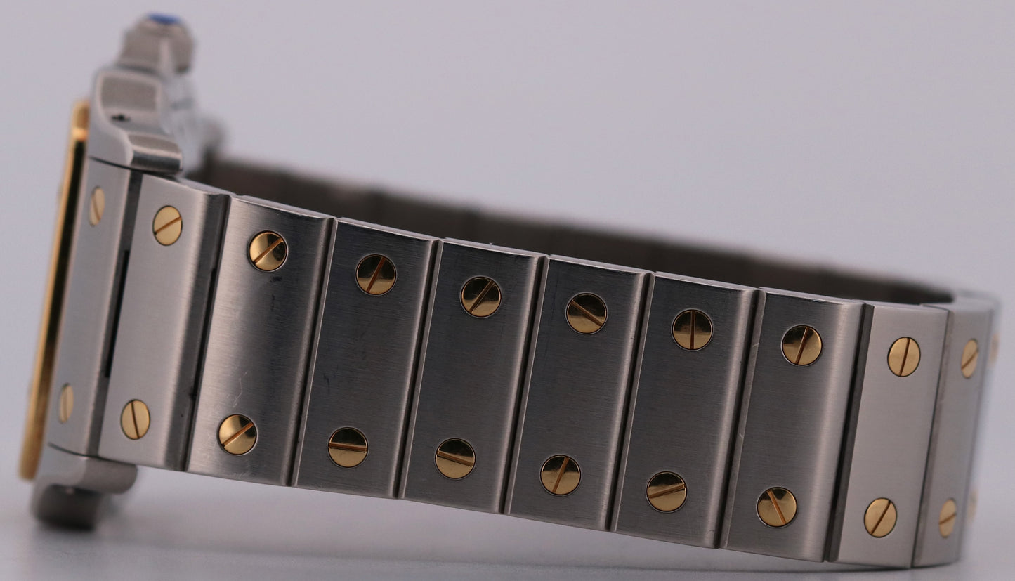 UNPOLISHED Cartier Santos Galbee 29mm ROMAN 18K Steel Automatic 2319  W20041C4