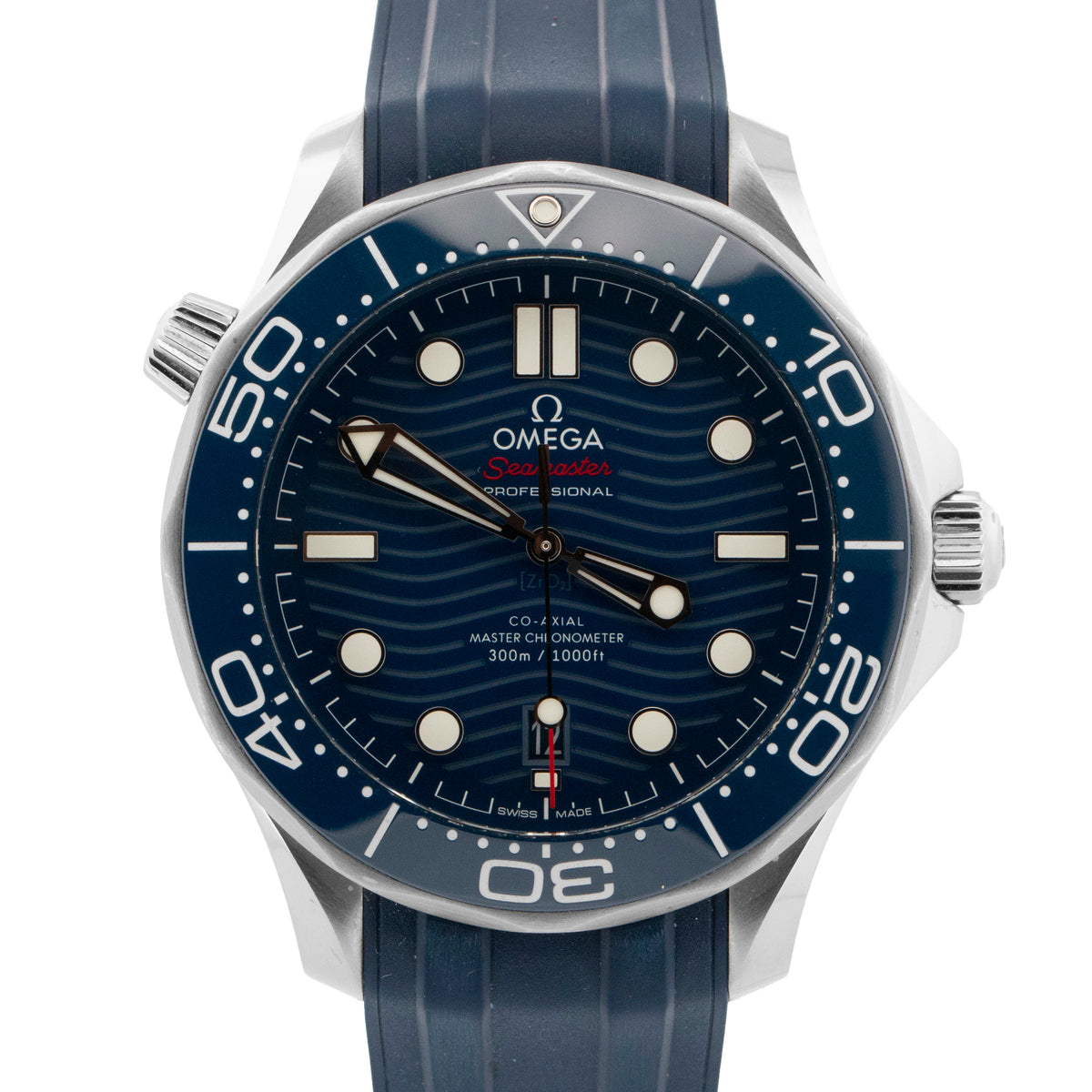 2023 Omega Seamaster Diver 300M 210.32.42.20.03.001 Blue Steel 42mm Box Papers