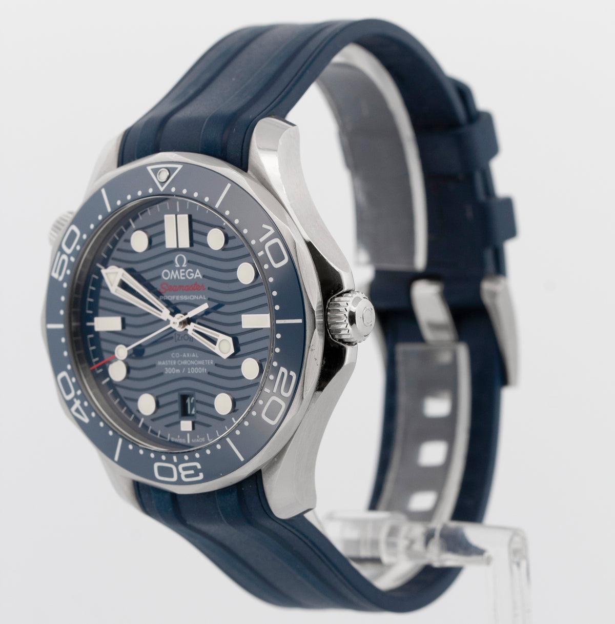 2023 Omega Seamaster Diver 300M 210.32.42.20.03.001 Blue Steel 42mm Box Papers