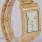MINT BVLGARI Rettangulo Chronograph 18K DIAMOND Yellow Gold 29mm Watch RTC 49 G