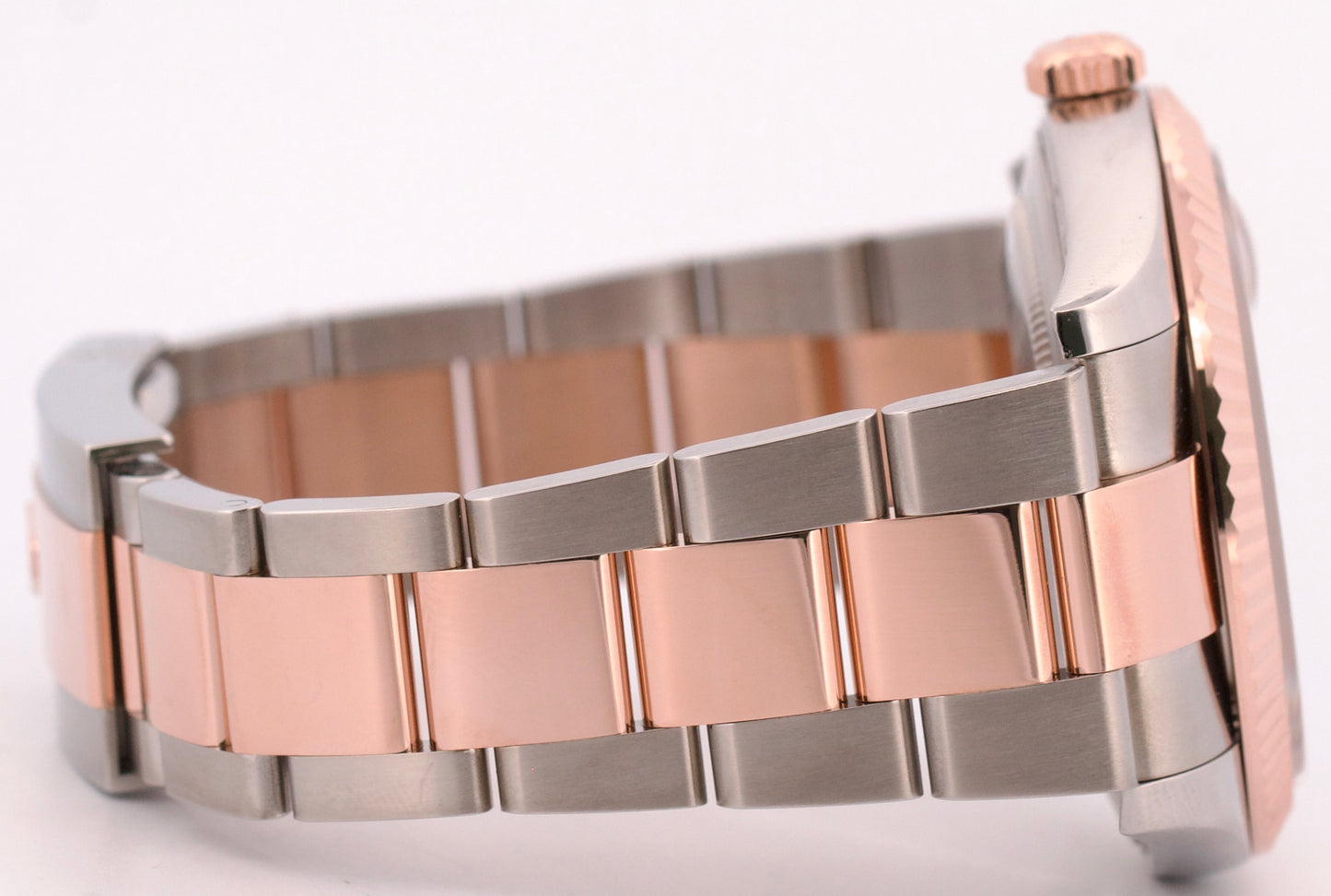 Rolex DateJust 41 SUNDUST Two-Tone 18k Rose Gold Fluted Steel OYSTER 41mm 126331