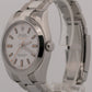 2018 PAPERS Rolex Milgauss WHITE Orange Stainless Steel 40mm Watch 116400 BOX