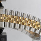 Rolex DateJust 36mm MOP DIAMOND 18K Gold Two-Tone Stainless Steel Watch 16013