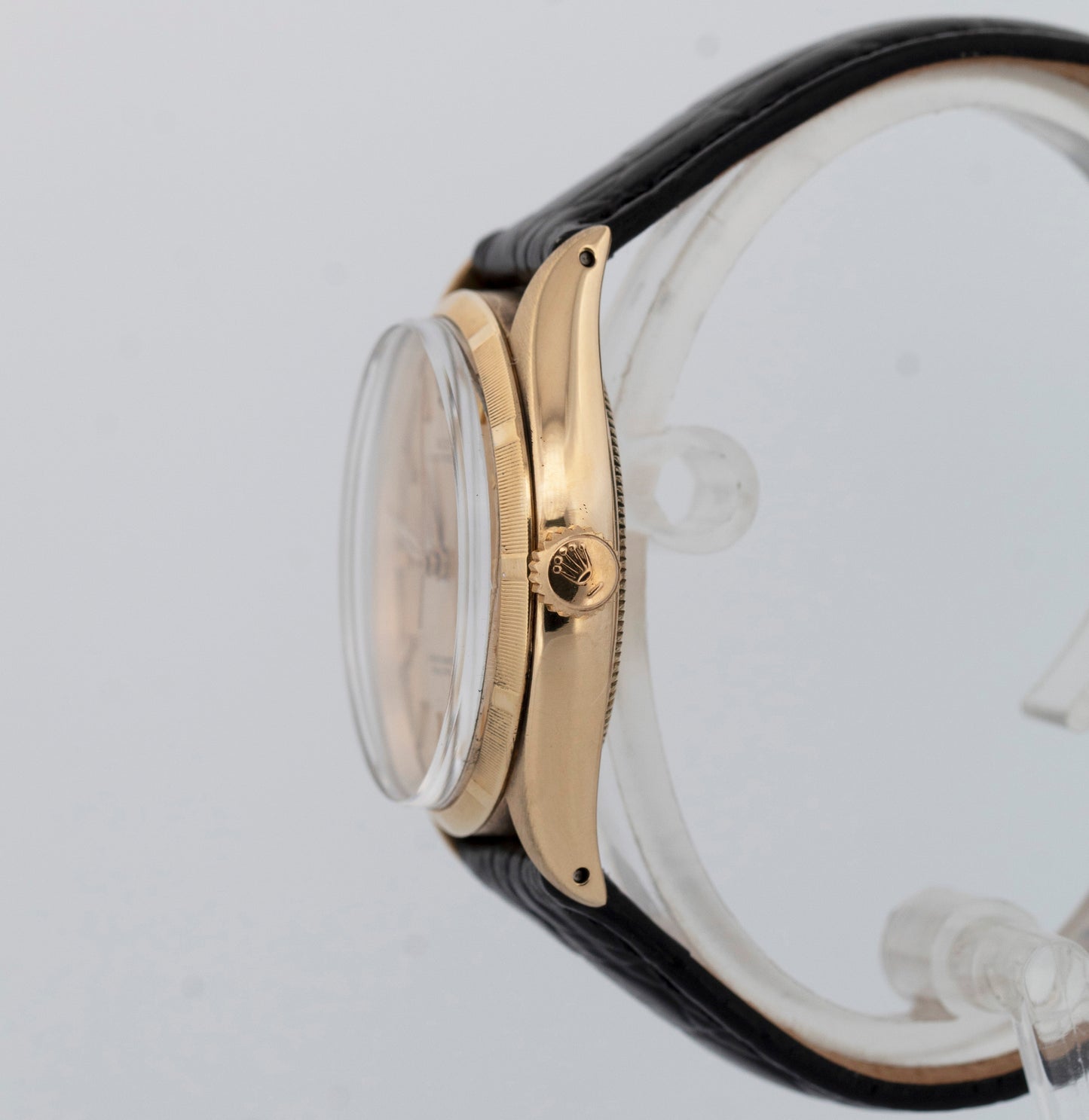 Rolex Oyster Perpetual Champagne 14K Yellow Gold Automatic 34mm Watch 1003