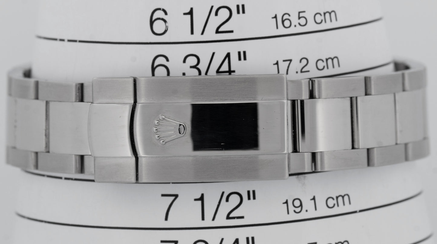 PAPERS Rolex Milgauss Z-Blue Green 40mm Stainless Steel Watch 116400 GV BOX